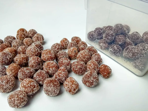 Tamarindenbonbons Süße Und Saure Bonbons Aus Tamarindenpaste Und Mit Zucker — Stockfoto