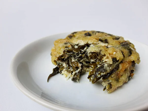 Rolade Daun Singkong Una Comida Frita Indonesia Hecho Hojas Yuca —  Fotos de Stock