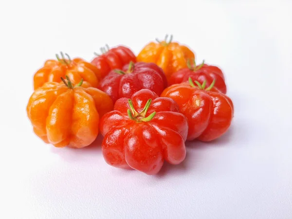 Fruits Eugenia Uniflora Isolated White Background — Stock Photo, Image