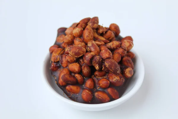 Gula Kacang Ist Ein Traditioneller Snack Aus Indonesien Der Aus — Stockfoto