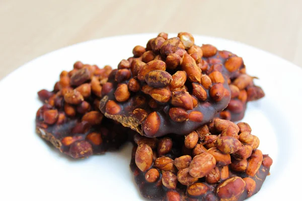 Gula Kacang Ist Ein Traditioneller Snack Aus Indonesien Der Aus — Stockfoto