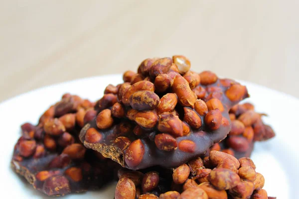 Gula Kacang Ist Ein Traditioneller Snack Aus Indonesien Der Aus — Stockfoto