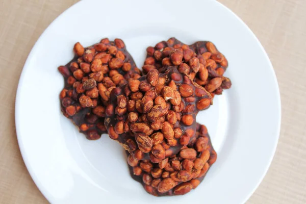 Gula Kacang Ist Ein Traditioneller Snack Aus Indonesien Der Aus — Stockfoto