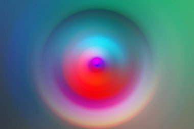 Radyal hareket bulanıklığı, soyut yaratıcı renk arkaplanı, kopyalama alanı