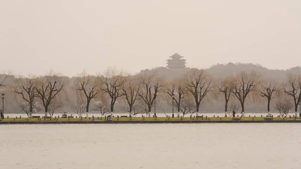 Красивый Пейзаж Xihu Расположен Ханчжоу Китае — стоковое фото