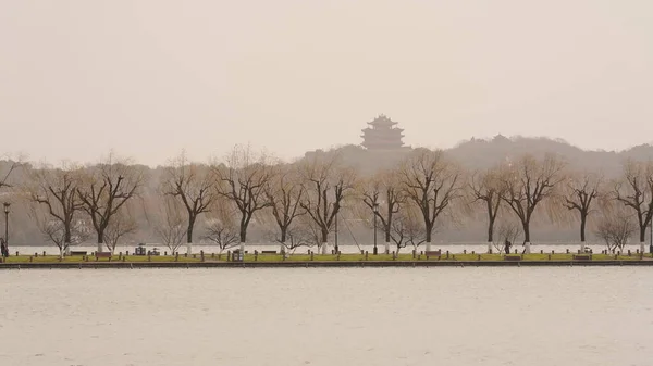 Bela Paisagem Xihu Localizada Hangzhou China — Fotografia de Stock