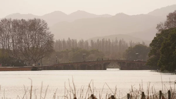 Het Prachtige Xihu Landschap Gelegen Hangzhou China — Stockfoto