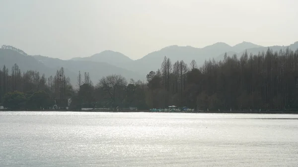 Bela Paisagem Xihu Localizada Hangzhou China — Fotografia de Stock