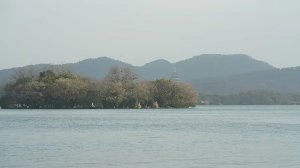 Bela Paisagem Xihu Localizada Hangzhou China — Fotografia de Stock