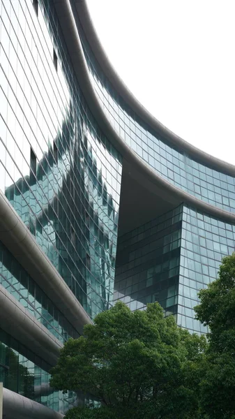 Blick Auf Das Modern Gestaltete Bürogebäude Shanghai — Stockfoto