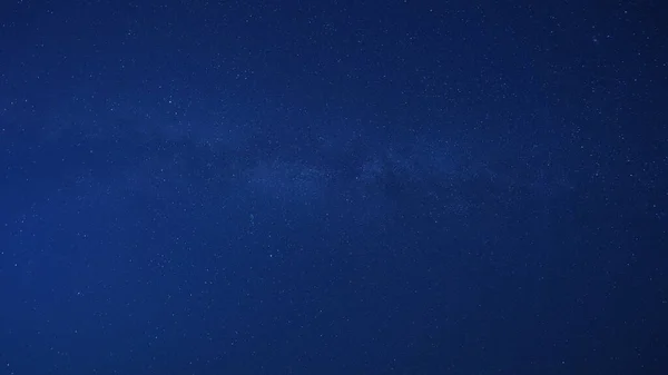Oscura Vista Del Cielo Nocturno Con Vía Láctea Como Fondo — Foto de Stock