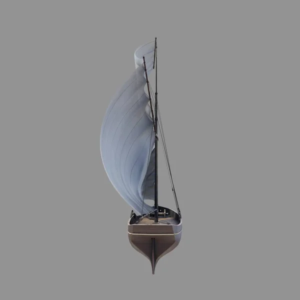 Illustration French Schooner — Stockfoto