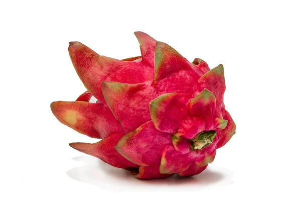 Fruta Exótica Del Dragón Pitahaya Sobre Fondo Blanco Aislado — Foto de Stock