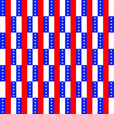 Abstract background united states pattern fabric textile vector illustration