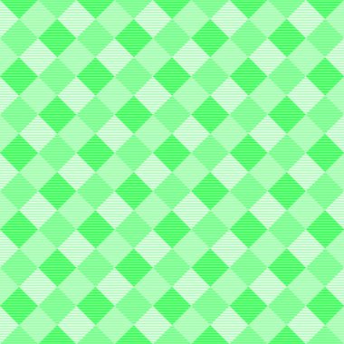 Yaz tatili, yeşil İskoç gingham tekstil soyut arka plan şablon çizimi