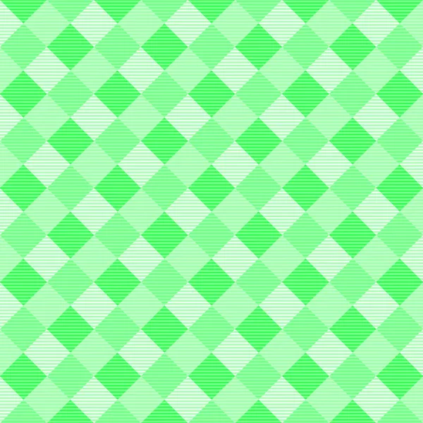 Vacances Été Vert Écossais Gingham Textile Abstrait Fond Modèle Vectoriel — Image vectorielle