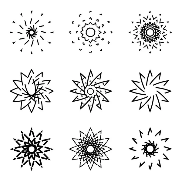 Soyut arkaplan yıldızı güneş ışığı patlaması element dekorasyonu duvar kağıdı çizimi