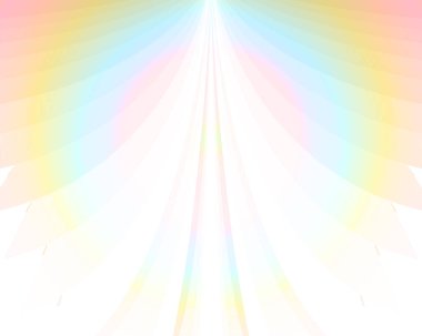 Merhaba fütürist gökkuşağı ışık eğrisi soyut arkaplan arkaplan poster çizimi