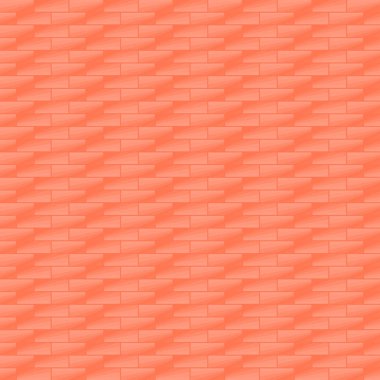 Merhaba yaz kutlaması partisi turuncu tuğla duvar arka plan duvar duvar kağıdı vektör çizimi