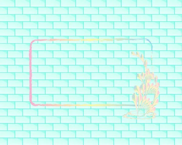 Hallo Süßigkeiten Schöne Süße Grußkarte Pastell Abstrakten Hintergrund Vektor Illustration — Stockvektor