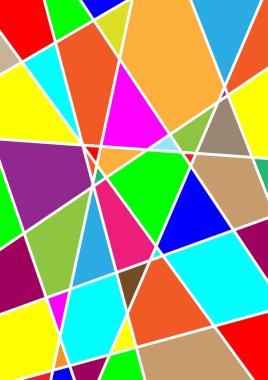 Merhaba yaz festivali parlak renkler ayna cam geometrik soyut arkaplan çizimi