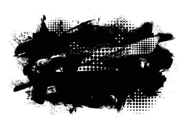 Bonjour Été Bannière Vente Promotion Demi Teinte Noir Blanc Poster — Image vectorielle