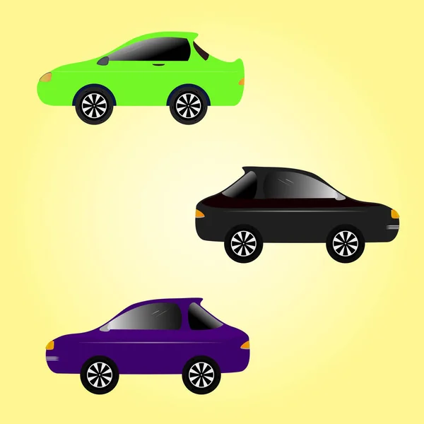 Sport Car Fast Speed Vehicle Transport Rally Sedan Automotive Performance — Image vectorielle