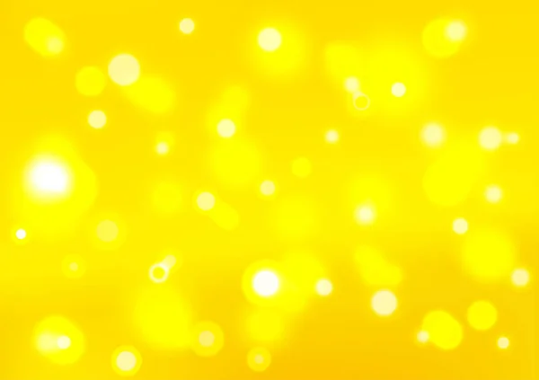 Christmas Festival Celebration Gold Boken Light Effect Bubble Abstract Background — 스톡 벡터