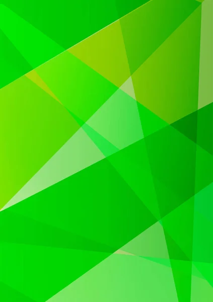 Spring Freshy Green Color Mirror Reflection Fractal Abstract Background Backdrop — 스톡 벡터