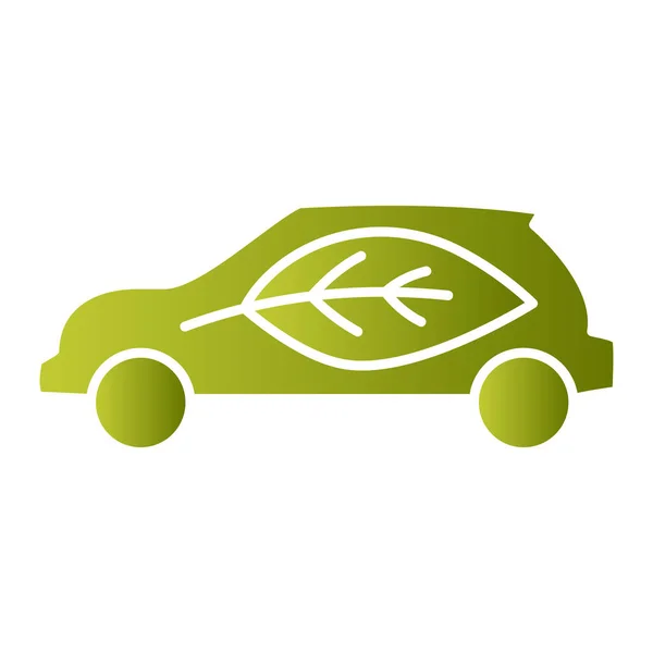 Ноль Выбросов Выхлопных Труб Eco Friendly Vehicle Using Bifuel Электромобиль — стоковый вектор