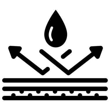 Su geçirmez, dayanıklı. Kirlilik koruması. Sıvıya dayanıklı. Yağmur koruması. Su püskürtücü yüzey taşıyıcısı