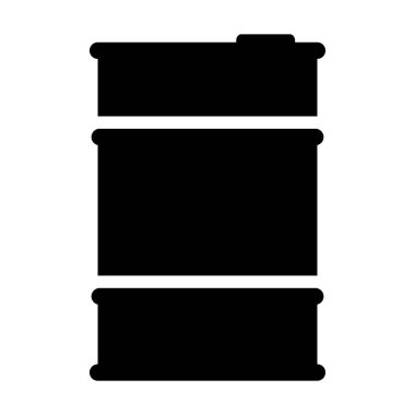 Yakıt dolu fıçı. Yağlı fıçı. Petrol hisseleri. Galon yakıtı. Benzin istasyonu. Vektör