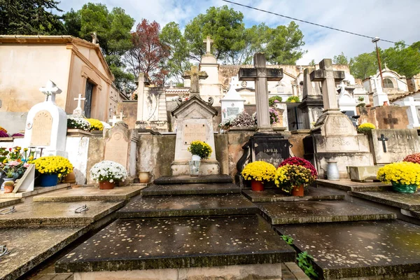 Genova Municipal Cemetery Mallorca Balearic Islands Spain — Stock Photo, Image