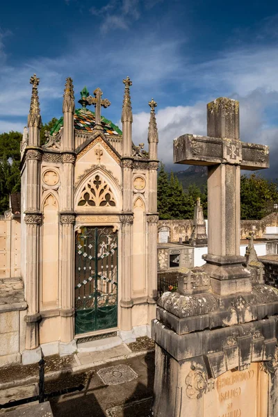 Мавзолей Бартоломе Хомар Симонет Кладбище Аларо Майорка Балеарские Острова Испания — стоковое фото