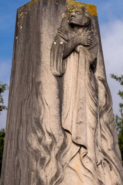 Женщина Огненном Символе Очищения Коломбас Кладбище Аларо Майорка Балеарские Острова — стоковое фото