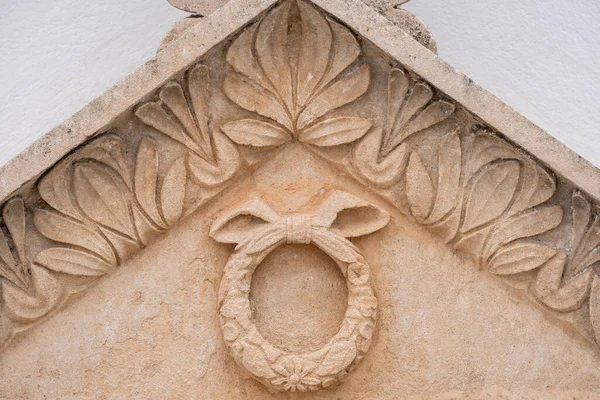 Mortuarium Kroon Symbool Sencelles Begraafplaats Mallorca Balearen Spanje — Stockfoto