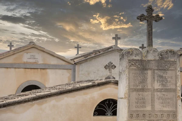 Petra Cemetery Mallorca Balearic Islands Spain — стокове фото