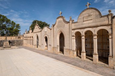 pantheonlar, Algaida mezarlığı, Mallorca, Balearic Adaları, İspanya