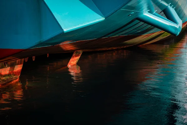 Keel Boat Water Reflections Mallorca Balearic Islands Spain — Stock Photo, Image