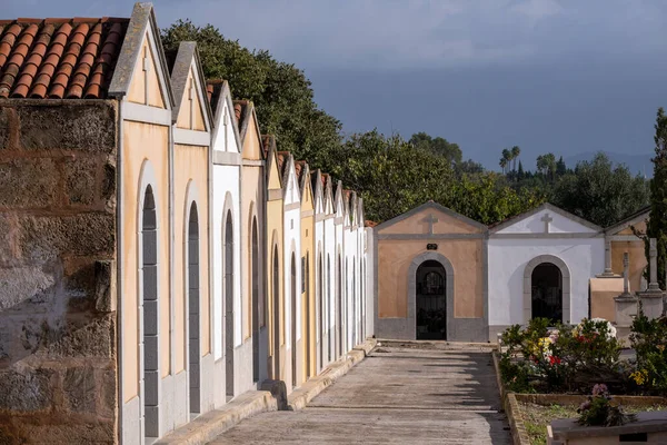 Funeral Pantheons Consell Cemetery Mallorca Balearic Islands Spain — 스톡 사진