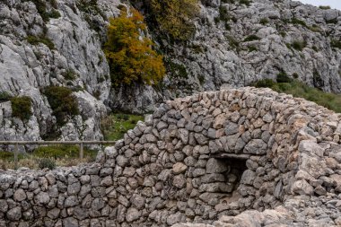Case de neu, Ses Voltes d 'En Galileu, Escorca, Mallorca, Balear Adaları, İspanya