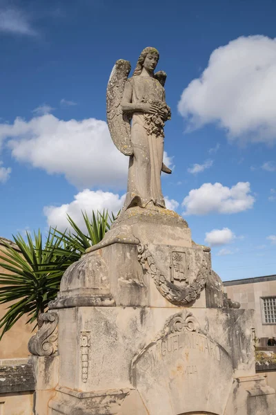 Anděl Nad Pohřební Památkou Miguela Matara Llucmajor Hřbitov Mallorca Baleárské — Stock fotografie