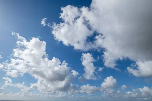 Bulut Gökyüzü Arka Planı Mallorca Balear Adaları Spanya — Stok fotoğraf