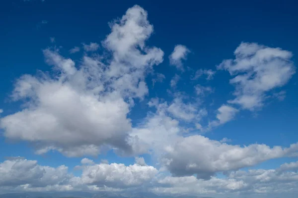 Bulut Gökyüzü Arka Planı Mallorca Balear Adaları Spanya — Stok fotoğraf