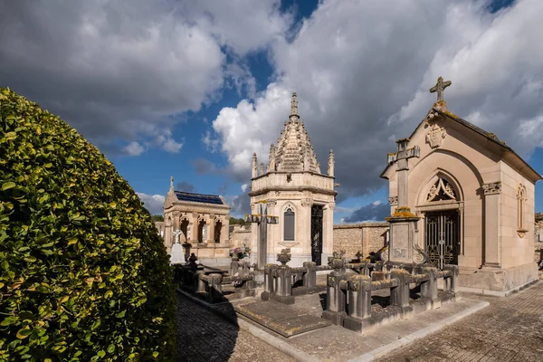 Pantheons Famiglia Cimitero Santa Margalida Maiorca Isole Baleari Spagna — Foto Stock