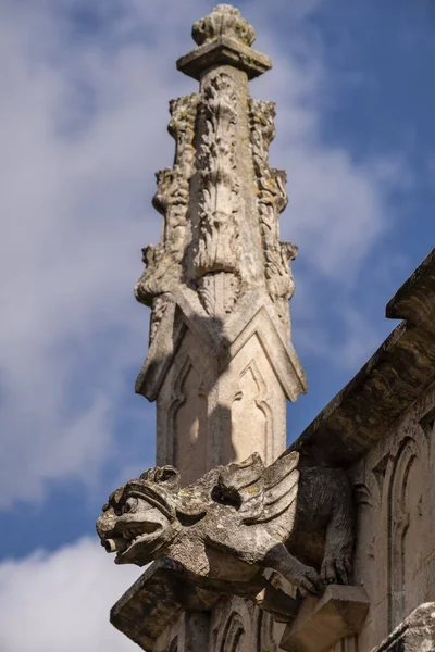 Chrlič Panteonu Rodiny Garau Hřbitov Santa Margalida Mallorca Baleárské Ostrovy — Stock fotografie