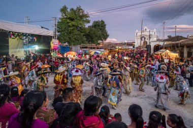 Danza de los mexicanos, Santo Tomas Chichicastenango, Republica de Guatemala, Amerika Orta Amerika