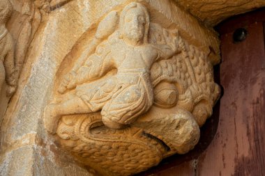 İnsan yiyen canavar, Santiago de Aguero Kilisesi, Aguero, Huesca, İspanya