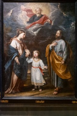 Çift üçlü, 17. yüzyıl, tuval üzerine yağ, Jaca katedrali, Diocesan Jaca Müzesi, Huesca, İspanya