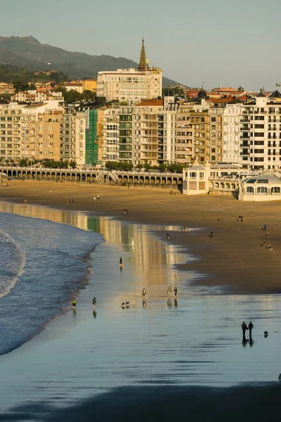 San Sebastian, playa de la Concha, Guipuzcoa, Euzkadi, İspanya